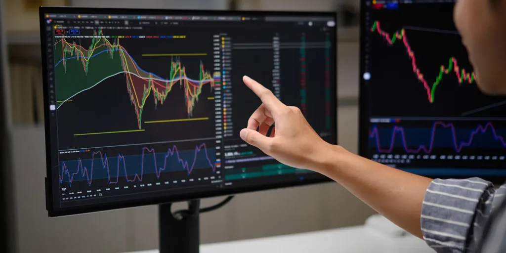 ADX indicator showing bullish and bearish DI crossovers and trend strength