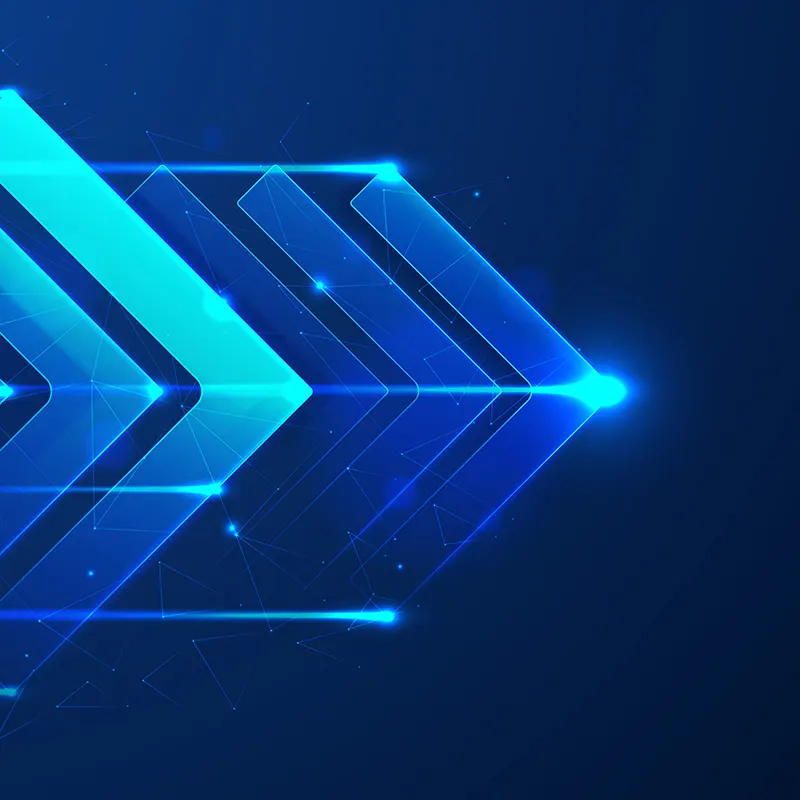 blue arrows